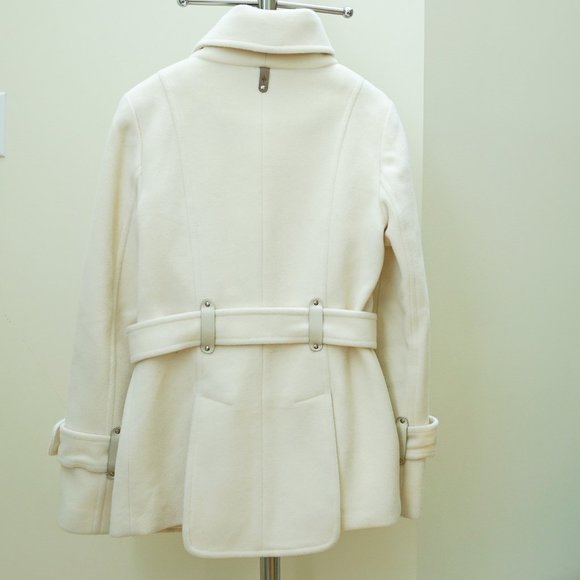 COPY - Perfect Canadian-Made Cream Mackage Wool Coat - Picture 4 of 5